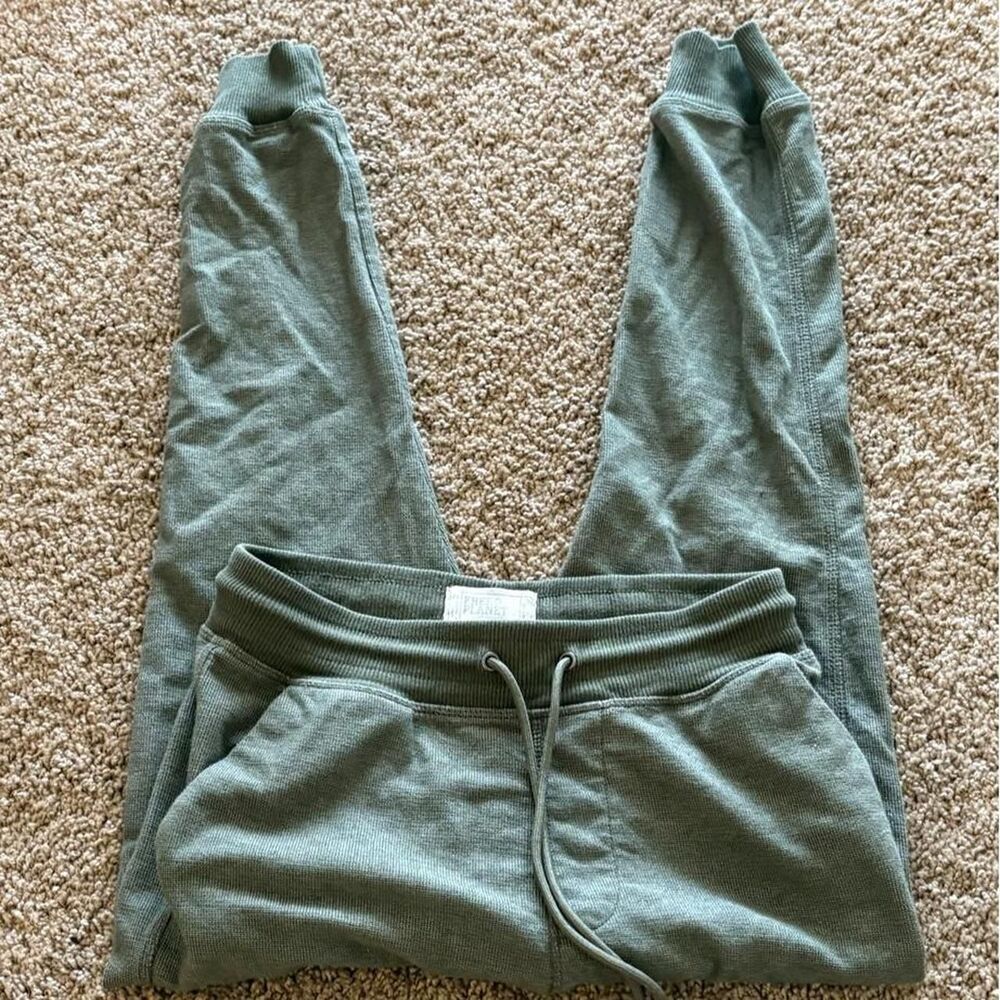 Free-planet Women's Green and Blue Joggers-tracksuits